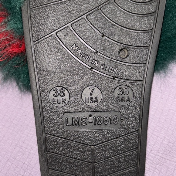 Faux fur slides - size7 - Picture 4 of 4